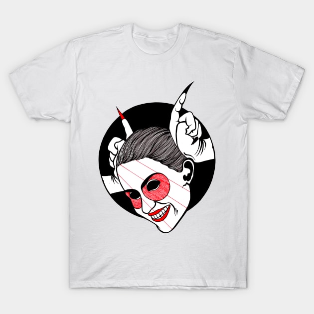 See My Horns? T-Shirt by FUN ART